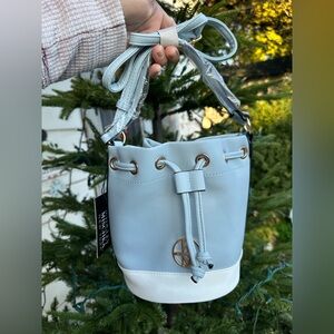 Bagley mischka Blue and White  Bags